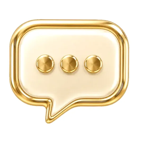 Three-dot speech bubble — Lucky Vegas