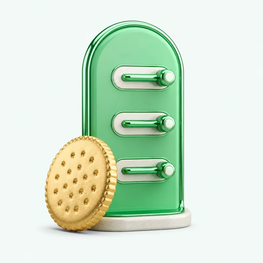 Biscuit with toggle panel — Lucky Vegas
