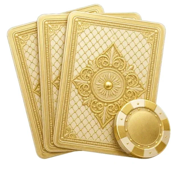 Playing cards and chip — Lucky Vegas