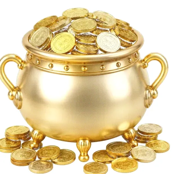 Coin-filled cauldron — Lucky Vegas