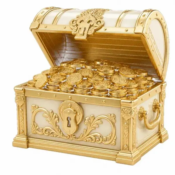 Open treasure chest — Lucky Vegas