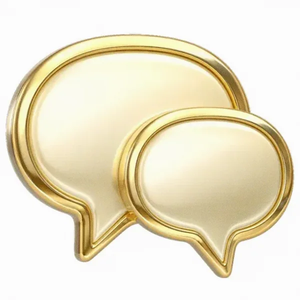 Overlapping speech bubbles — Lucky Vegas