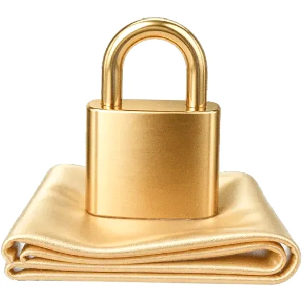 Padlock on folded cloth — Lucky Vegas