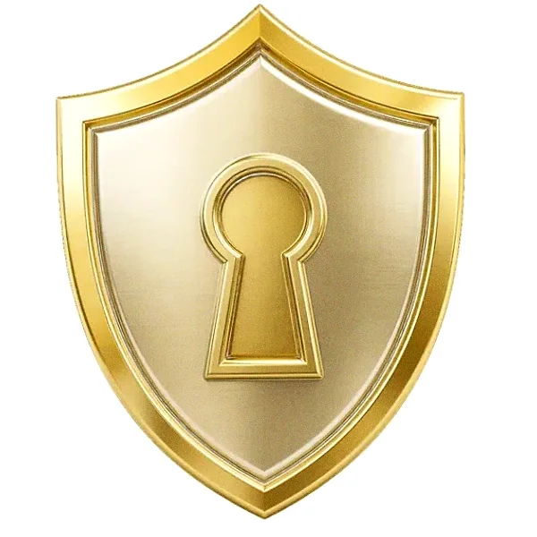 Keyhole shield — Lucky Vegas